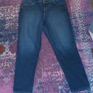 NYDJ Straight Leg Dark Wash Jeans
